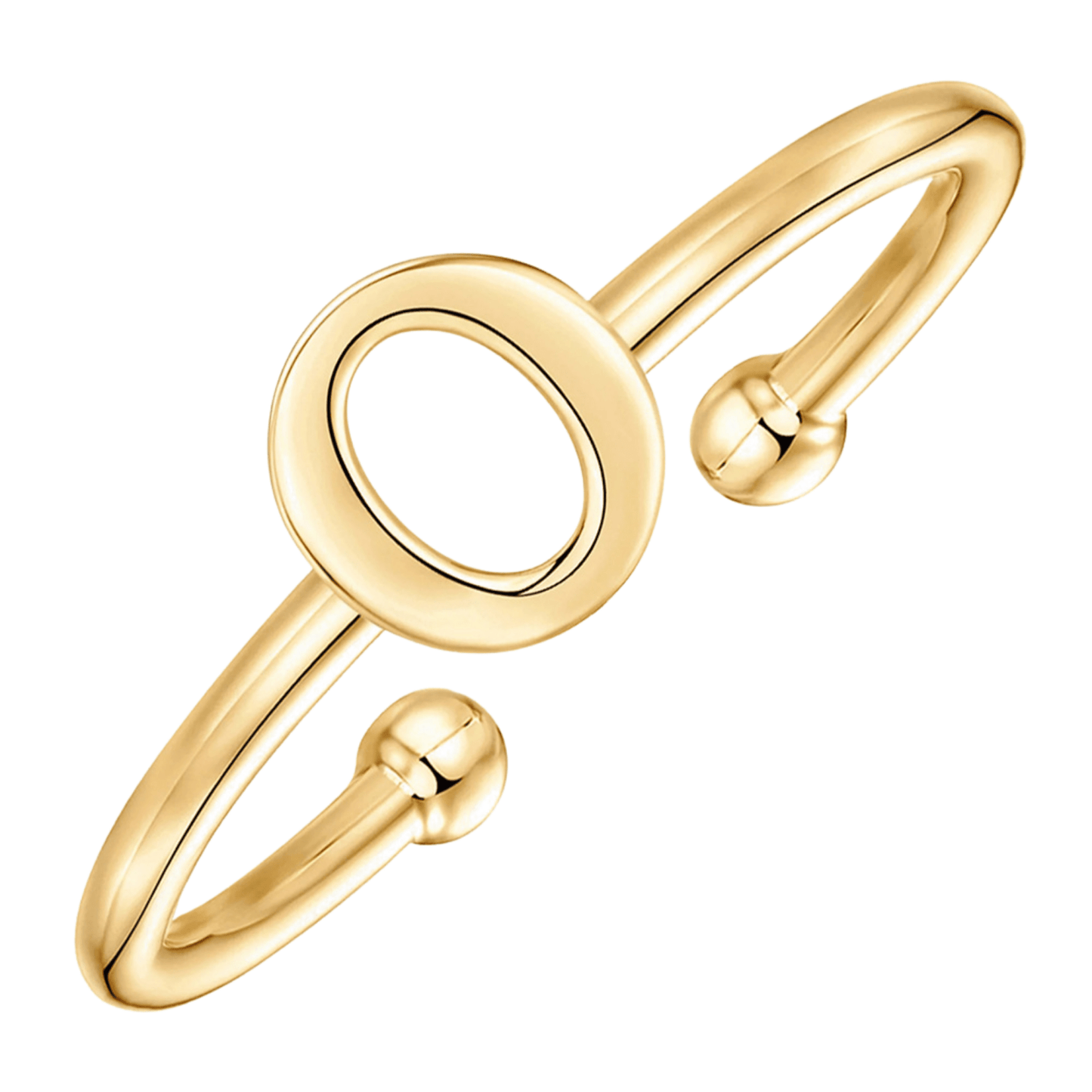 RICCARDI - BAGUE AJUSTABLE "Initial Chic" - Riccardi