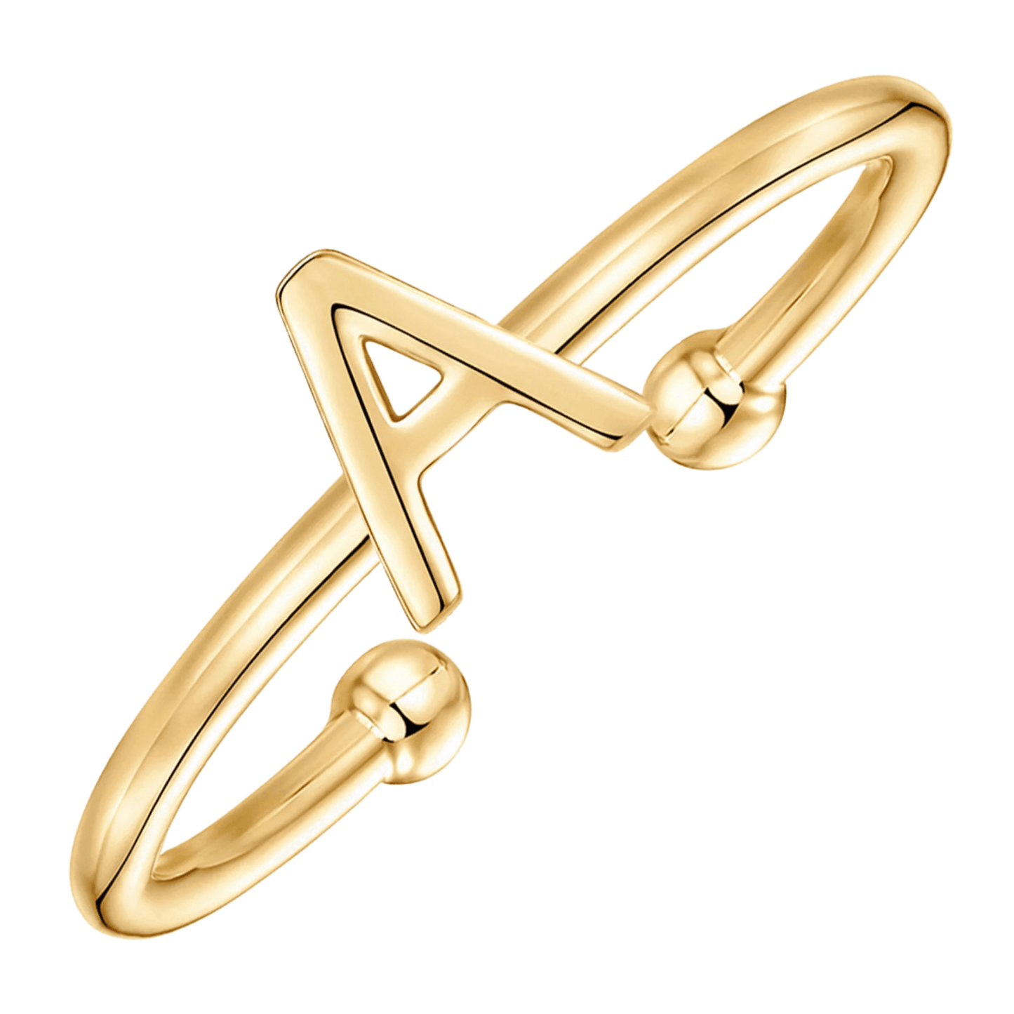 RICCARDI - BAGUE AJUSTABLE "Initial Chic" - Riccardi