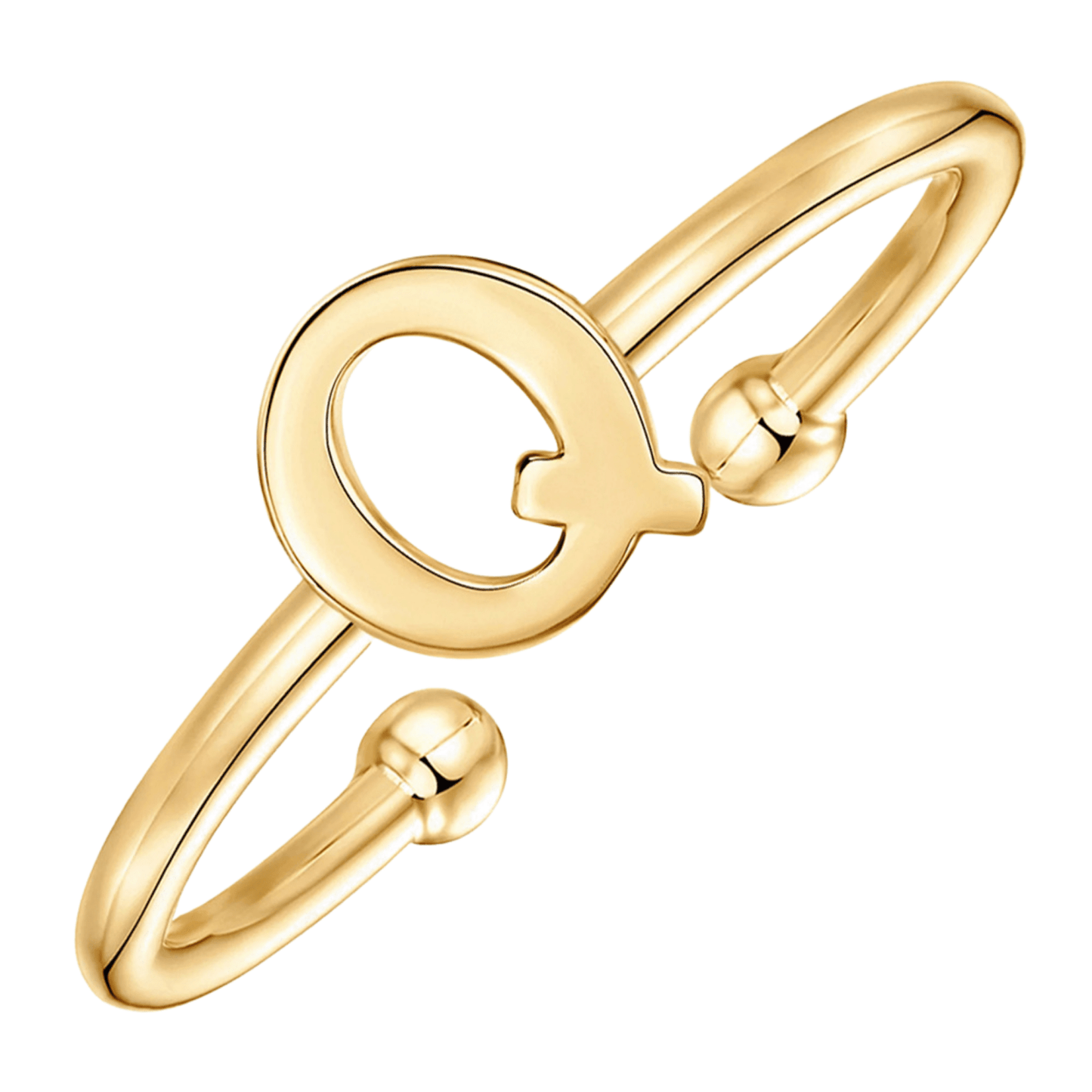RICCARDI - BAGUE AJUSTABLE "Initial Chic" - Riccardi
