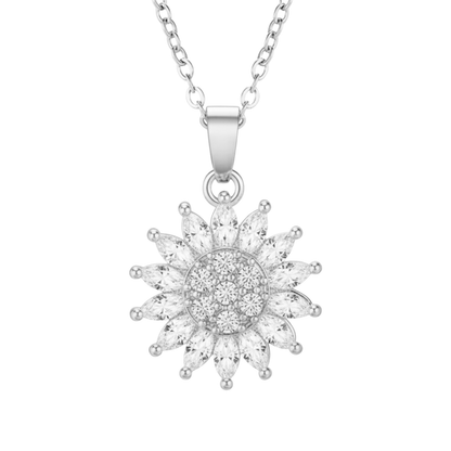 RICCARDI - "Rotating sunflower" NECKLACE