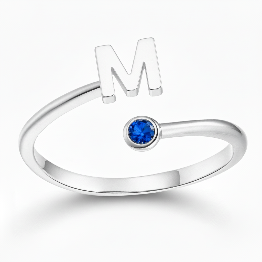 Adjustable Initial Ring "Essence"