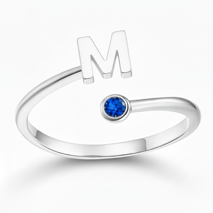 Adjustable Initial Ring "Essence"