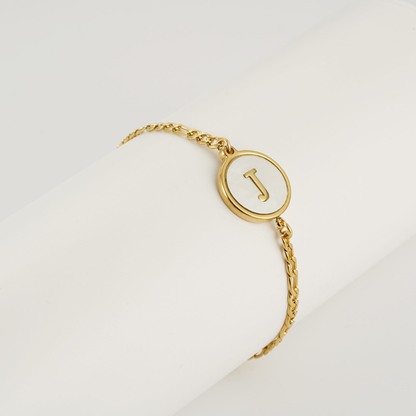 RICCARDI - "Chic Vintage Initial" BRACELET