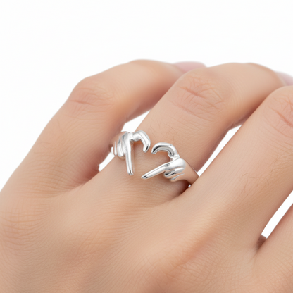 RICCARDI - "Sign of Love" ADJUSTABLE RING