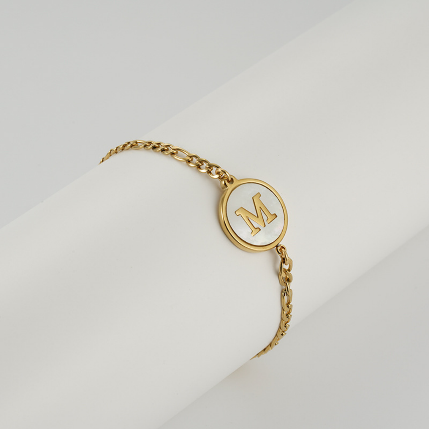 RICCARDI - "Chic Vintage Initial" BRACELET