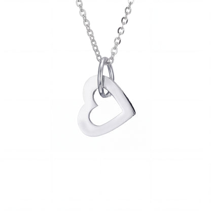 Name Necklace "Cascading Hearts"