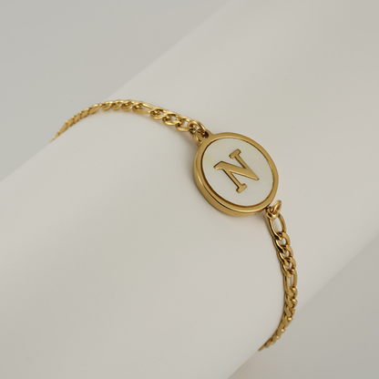 RICCARDI - "Chic Vintage Initial" BRACELET
