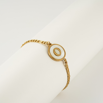 RICCARDI - "Chic Vintage Initial" BRACELET