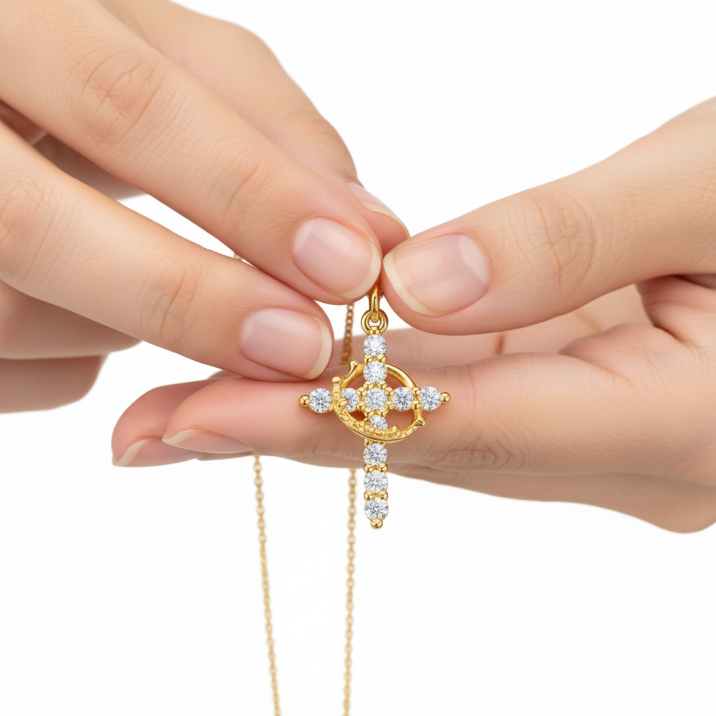 RICCARDI - "The Eternal Cross" NECKLACE