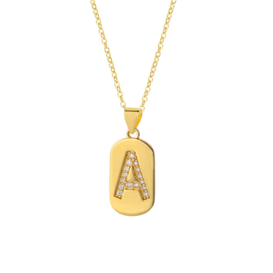 Initial Necklace "Glow"