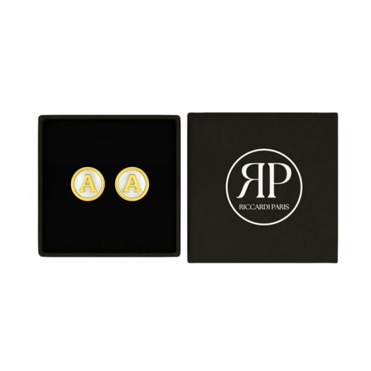 Initial Earrings "Vintage"