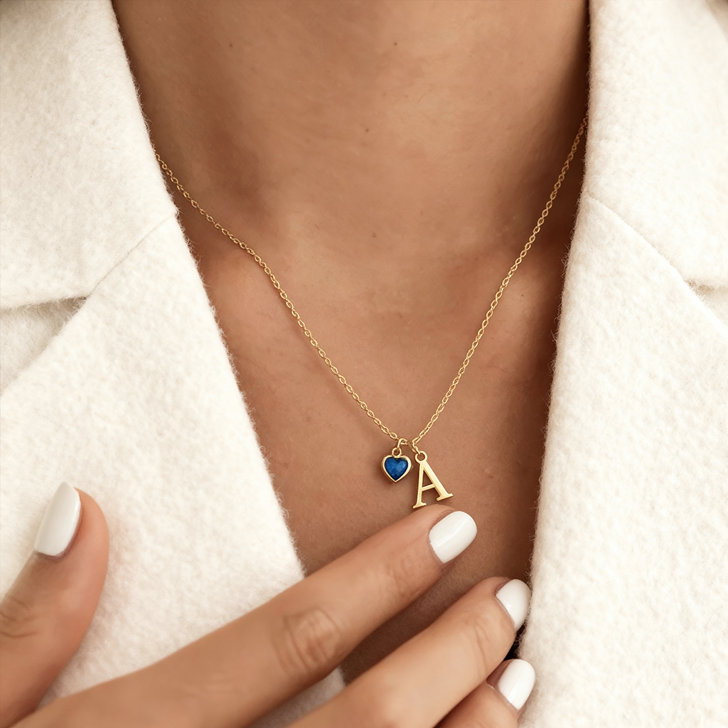 Initial Necklace "Eternal Whisper"