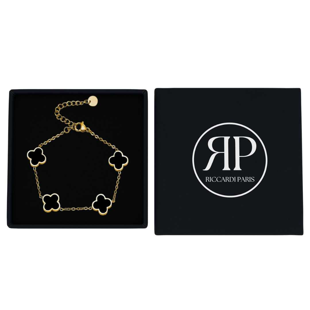 RICCARDI - BRACELET 'Blossom Black'