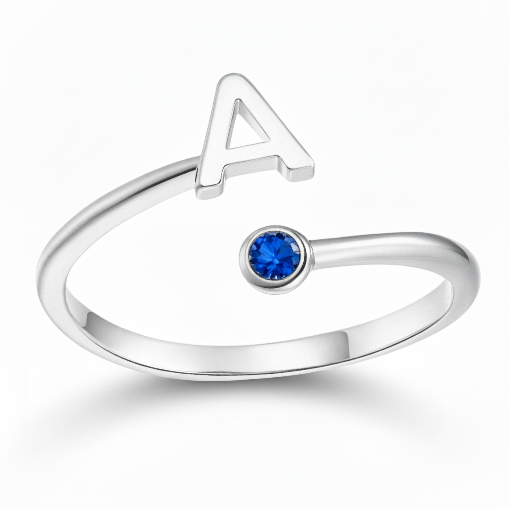 Adjustable Initial Ring "Essence"