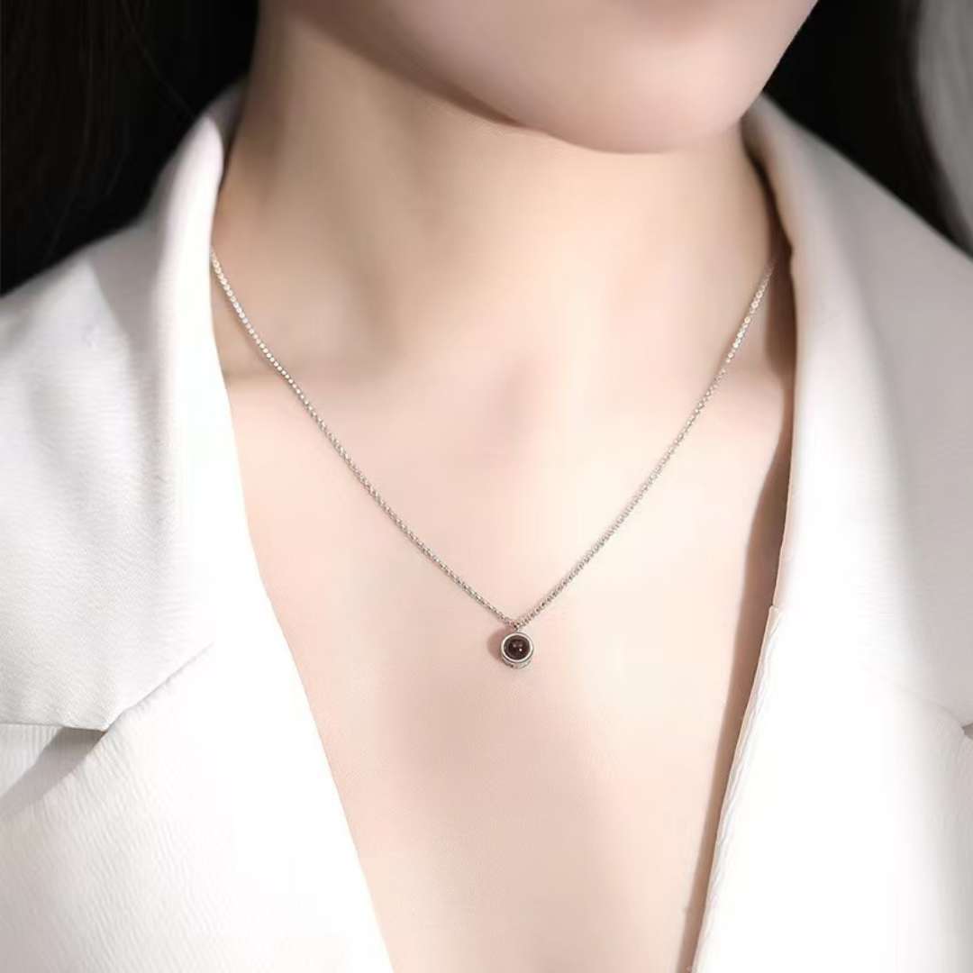 RICCARDI - "Timeless Love Pendant" PROJECTION NECKLACE