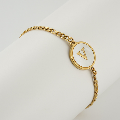 RICCARDI - "Chic Vintage Initial" BRACELET