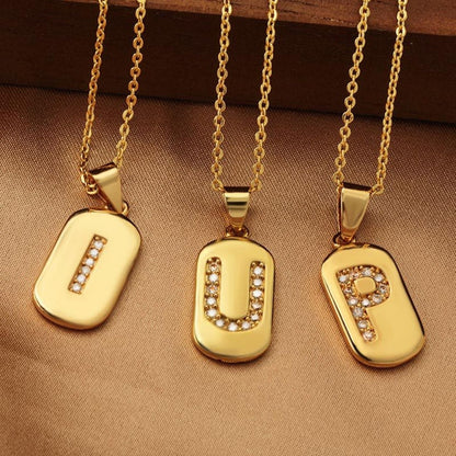 Initial Necklace "Glow"