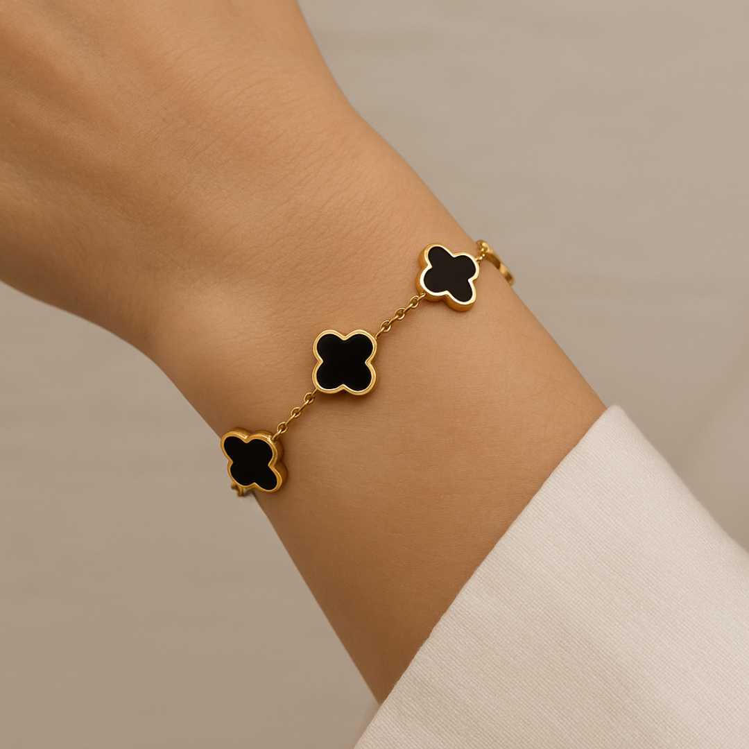 RICCARDI - BRACELET 'Blossom Black'