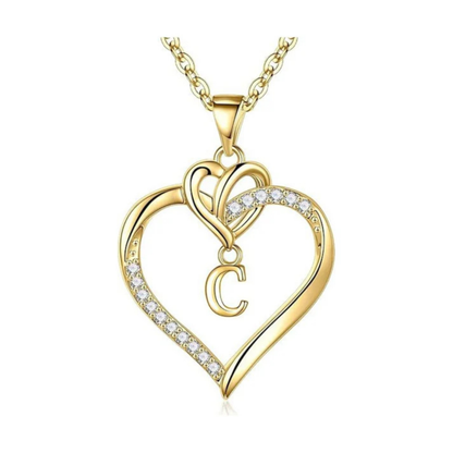 Initial Necklace "Love"
