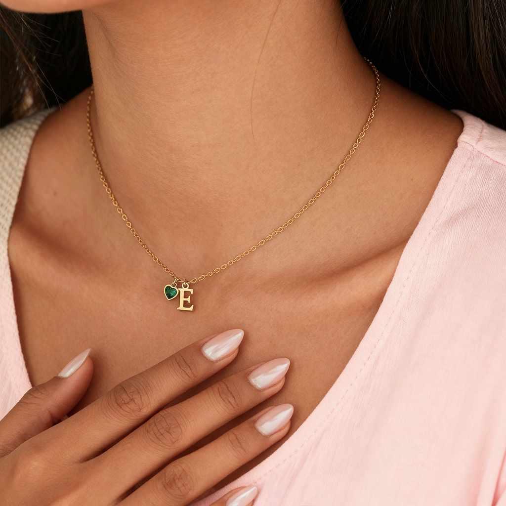 Initial Necklace "Eternal Whisper"