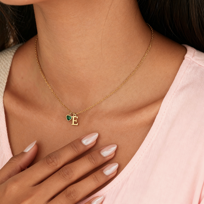 Initial Necklace "Eternal Whisper"