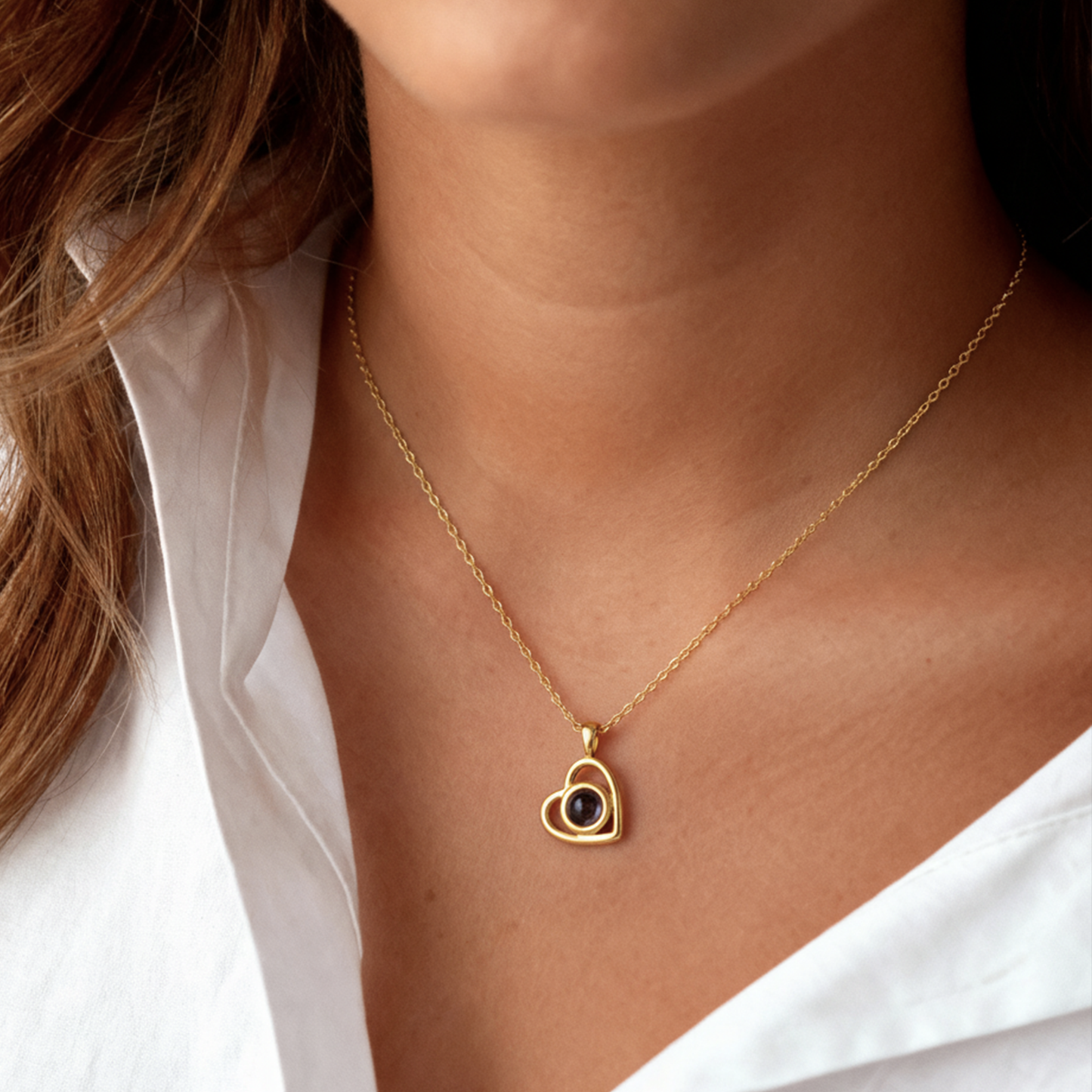 Projection Necklace "Heart"