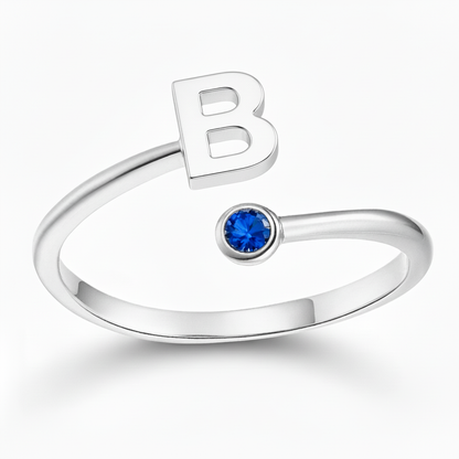 Adjustable Initial Ring "Essence"