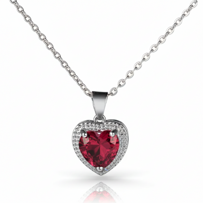 RICCARDI - "Red Radiance" NECKLACE