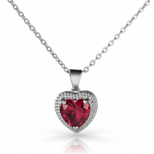 RICCARDI - "Red Radiance" NECKLACE