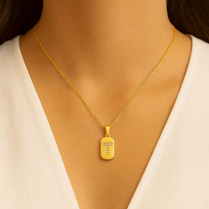 Initial Necklace "Glow"