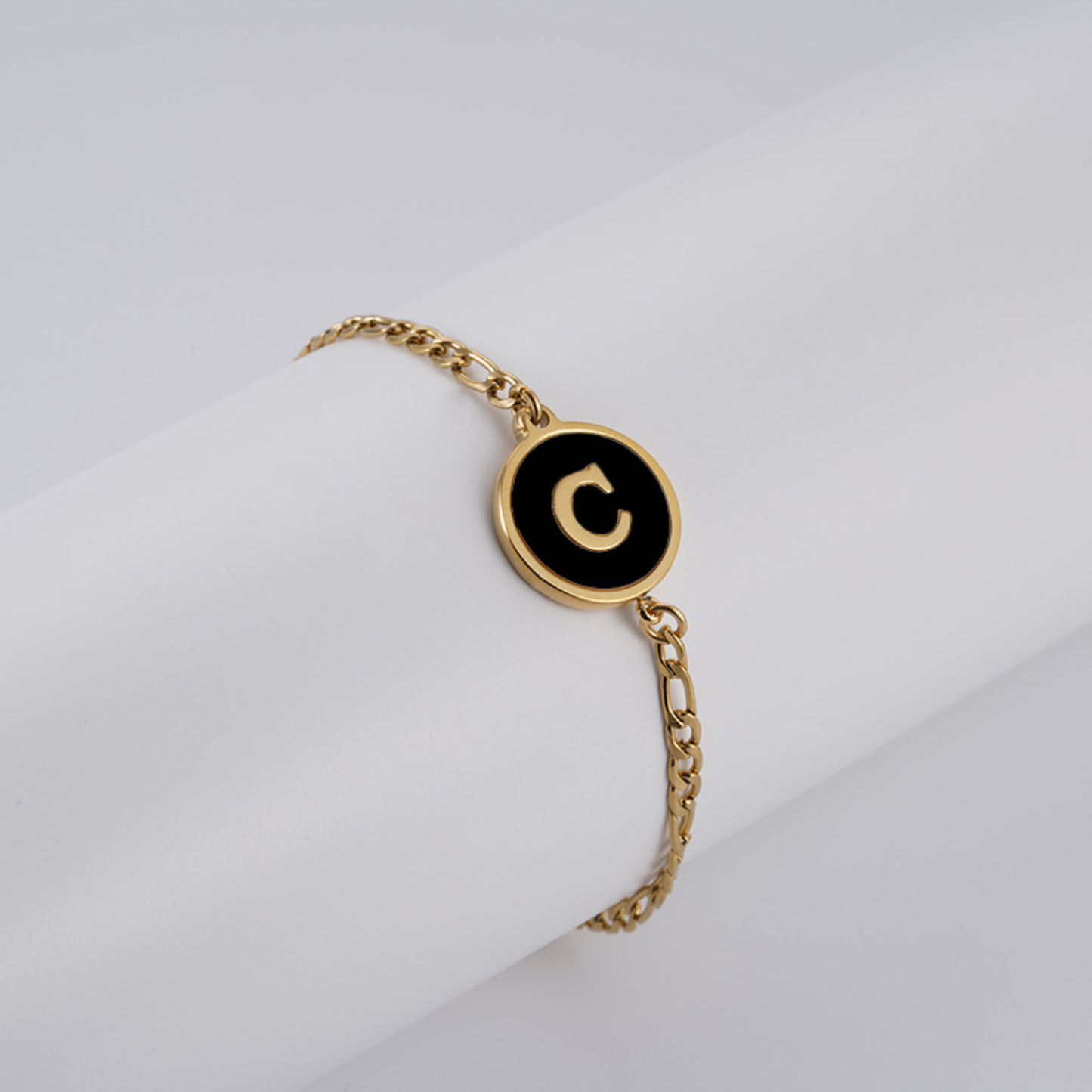 RICCARDI - "Chic Vintage Initial" BRACELET