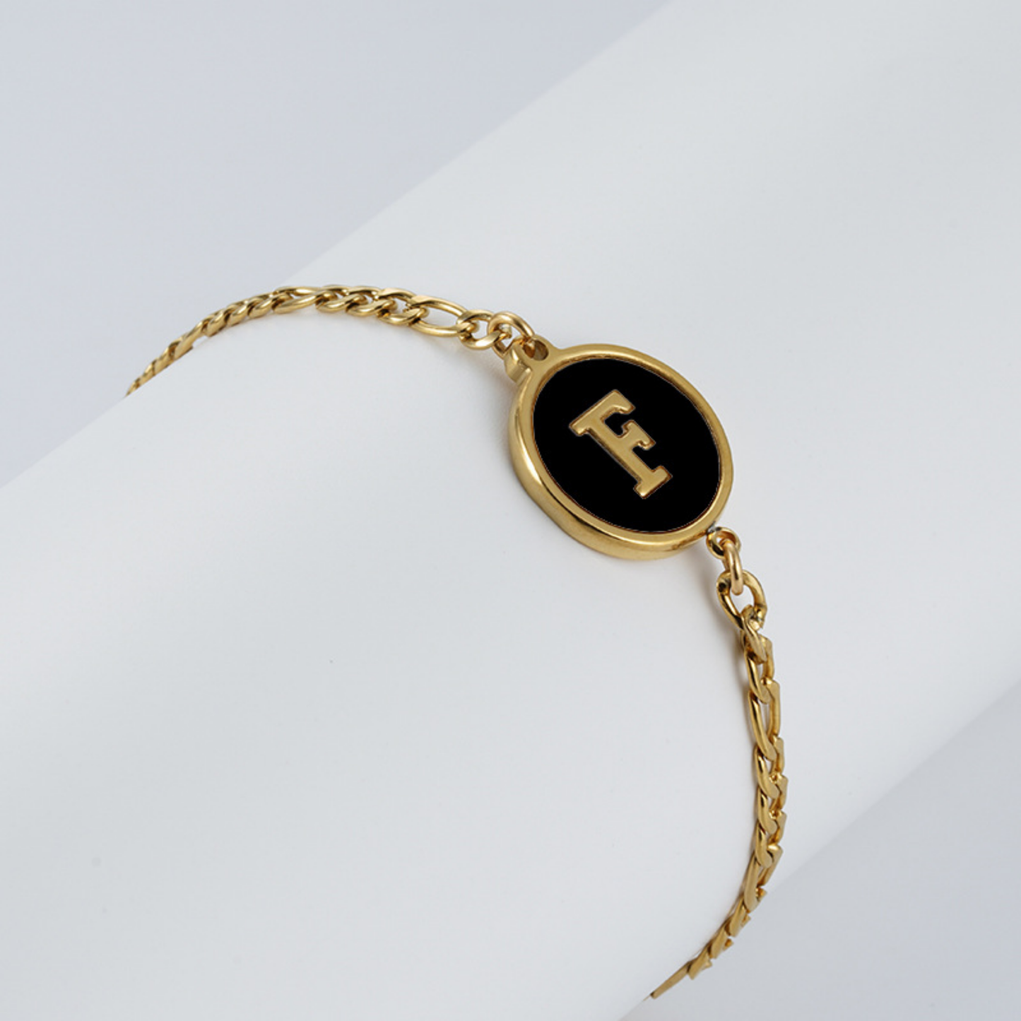 RICCARDI - "Chic Vintage Initial" BRACELET
