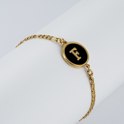RICCARDI - "Chic Vintage Initial" BRACELET