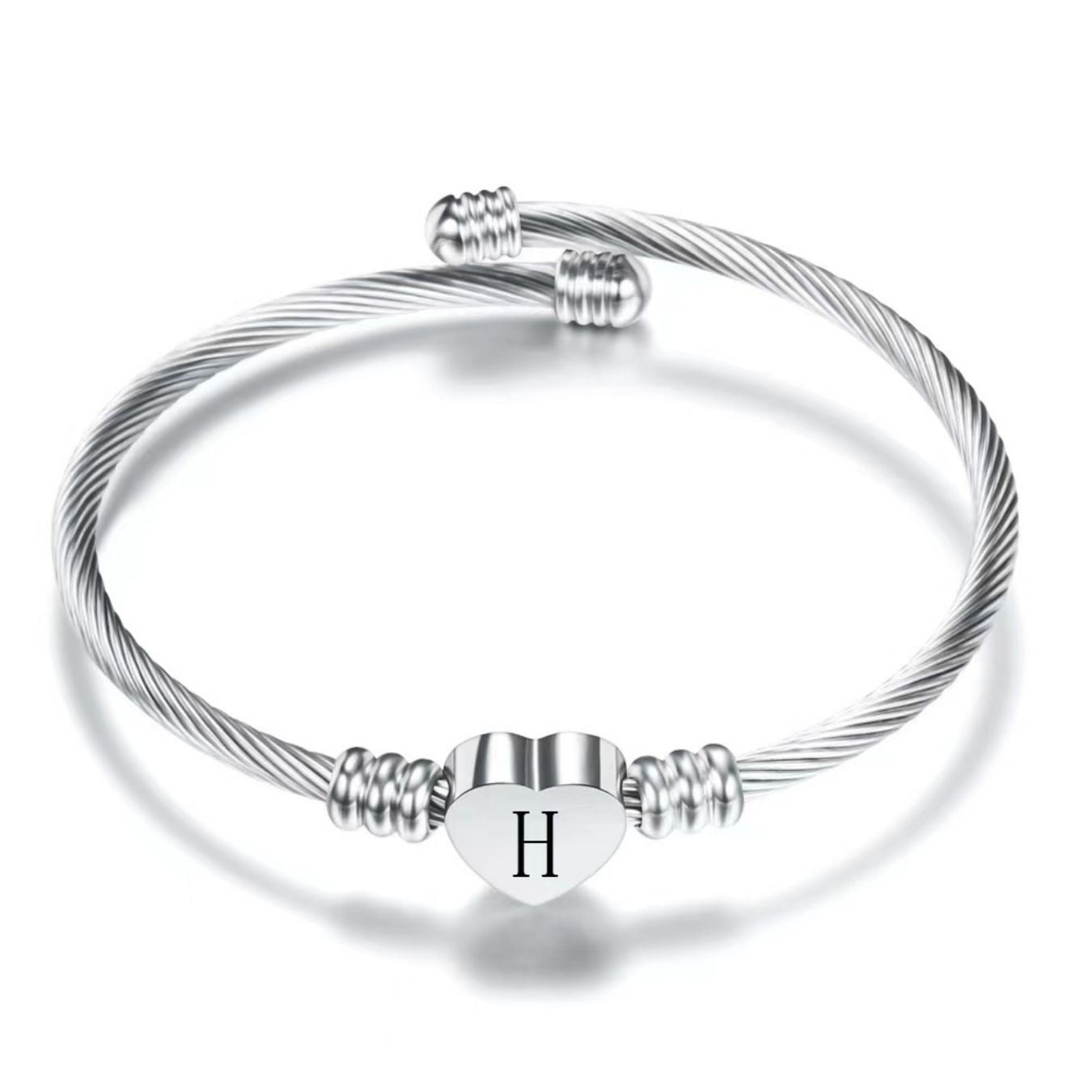 Initial Bracelet "Heart"