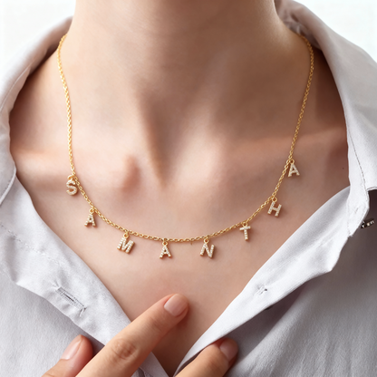 Name Necklace "Sparkles"
