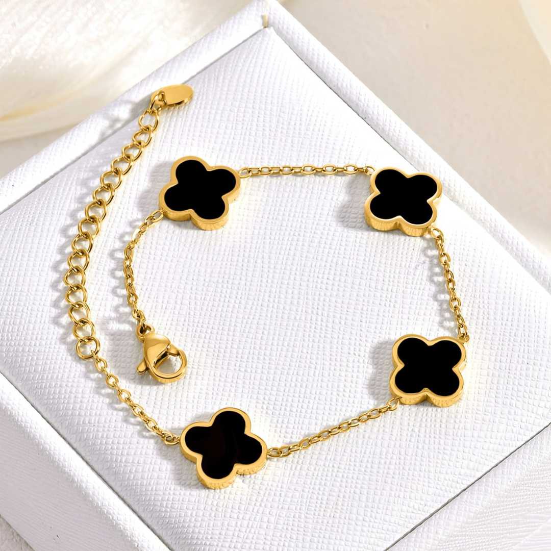 RICCARDI - BRACELET 'Blossom Black'