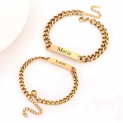 RICCARDI - "Love Locked" CUSTOM MATCHING BRACELETS SET