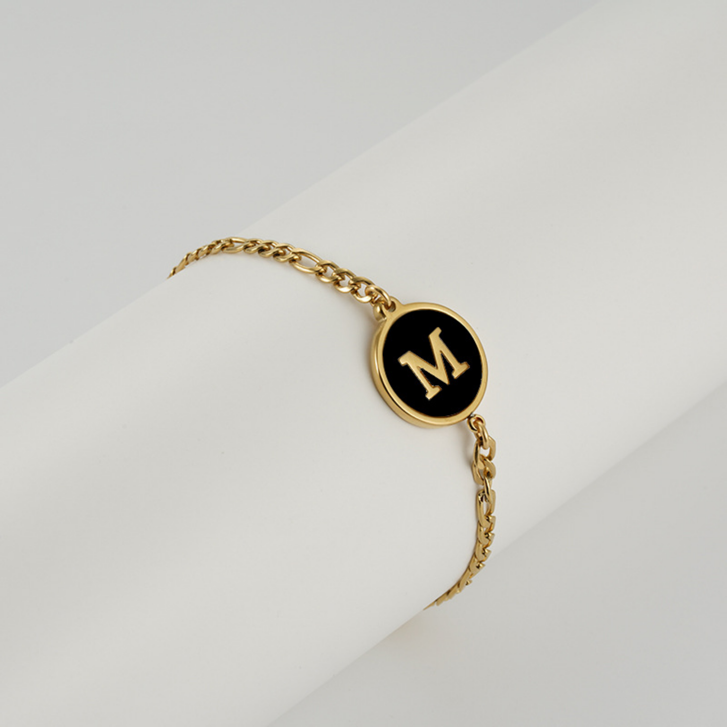 RICCARDI - "Chic Vintage Initial" BRACELET