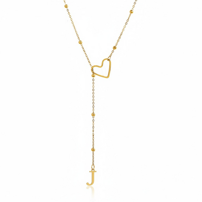 Initial Necklace "In Love"