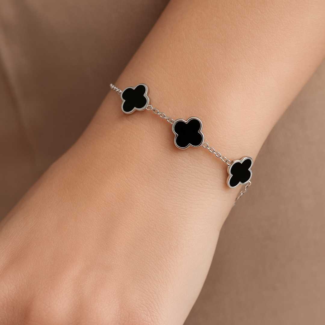 RICCARDI - BRACELET 'Blossom Black'