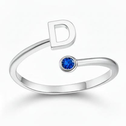 Adjustable Initial Ring "Essence"