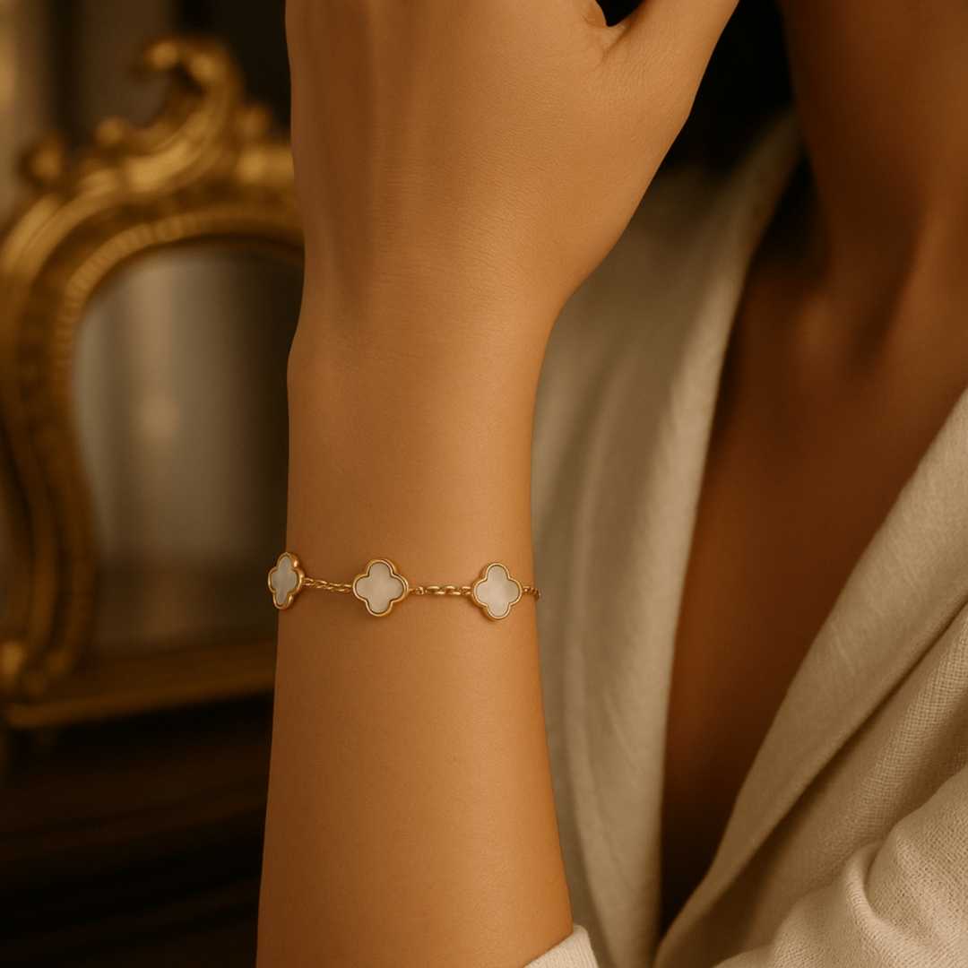 RICCARDI - BRACELET "Blossom White"