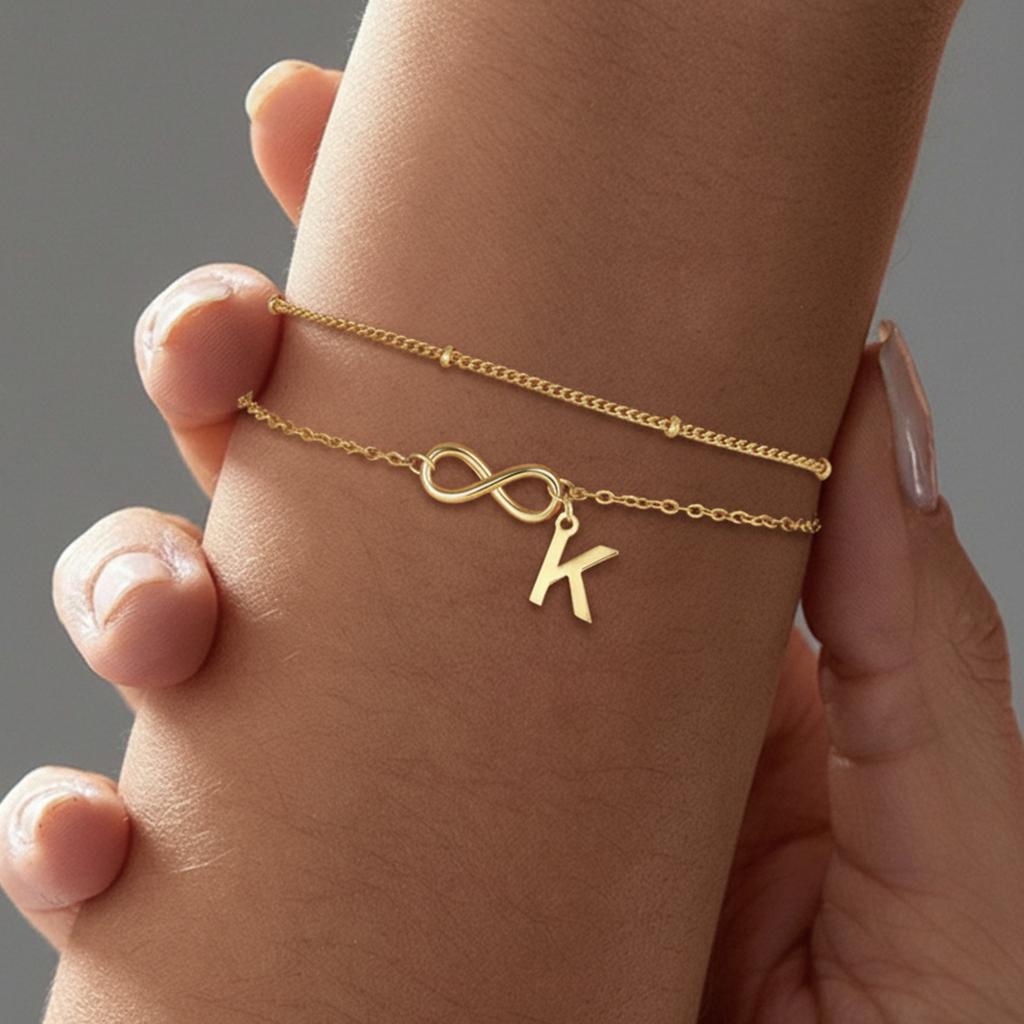 Initial Bracelet "Eternal Bond"