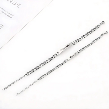 RICCARDI - "Love Locked" CUSTOM MATCHING BRACELETS SET