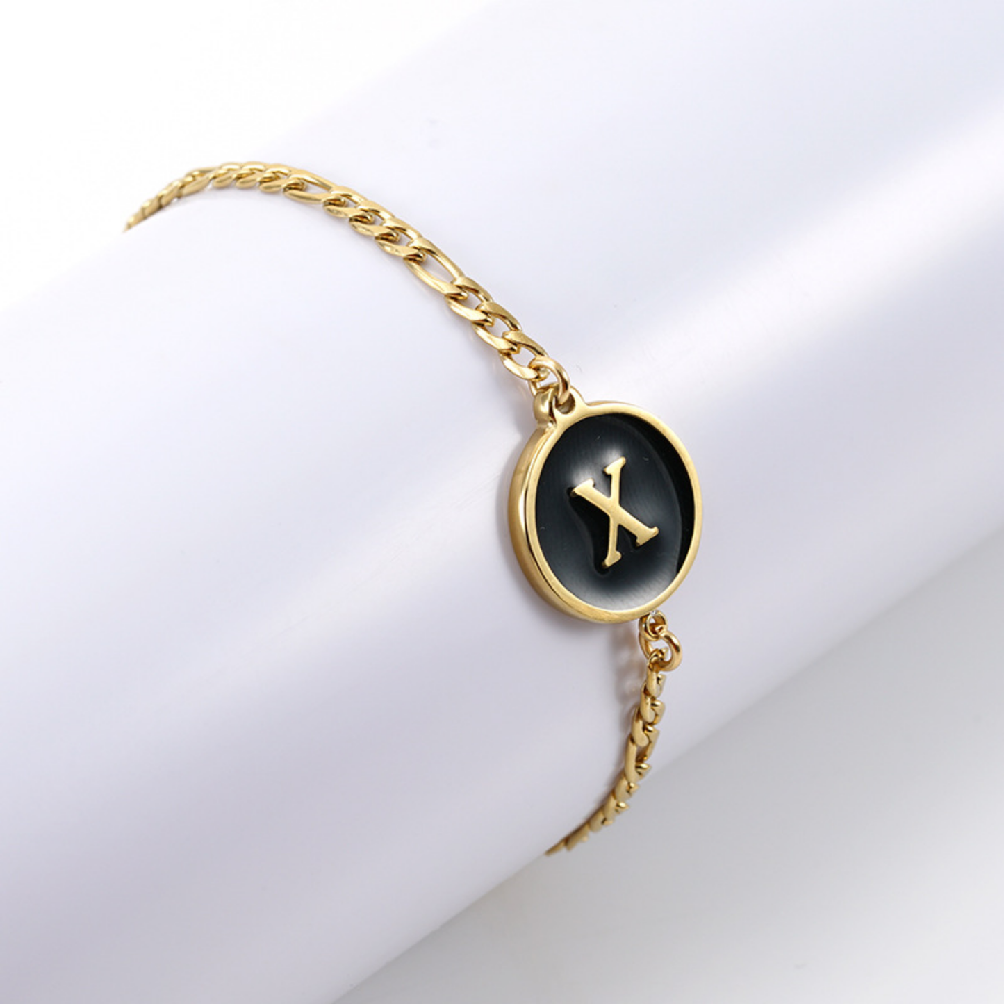 RICCARDI - "Chic Vintage Initial" BRACELET