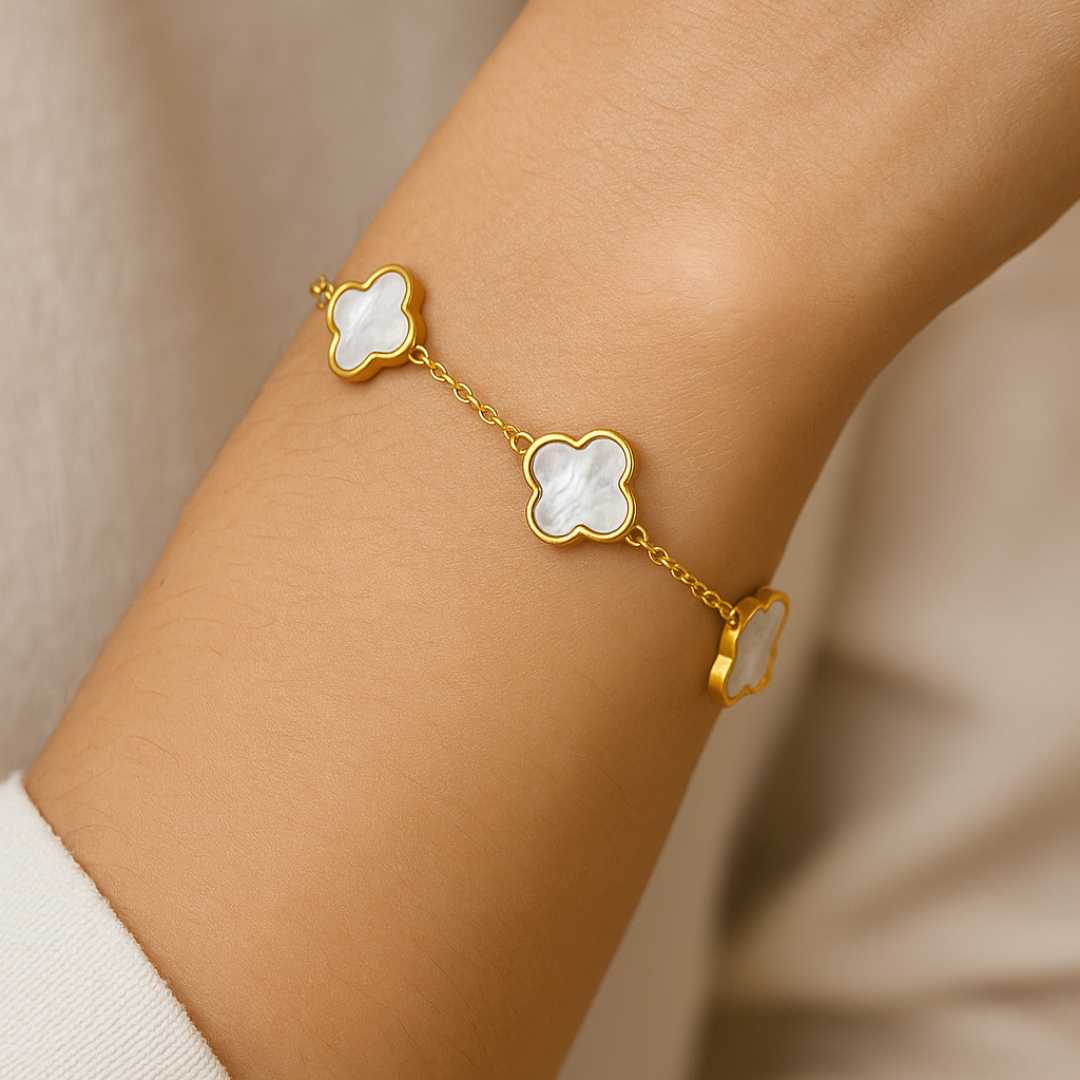 RICCARDI - BRACELET "Blossom White"