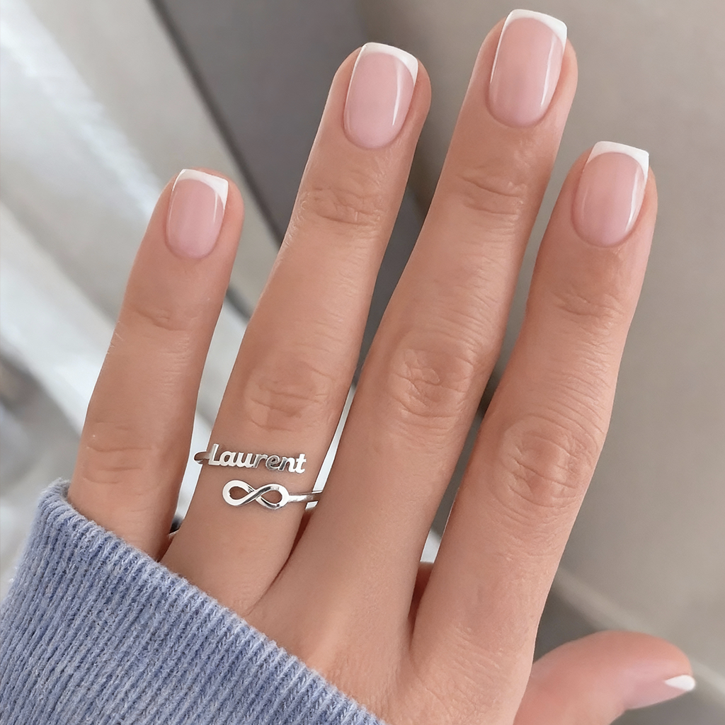 Adjustable Name Ring "Eternal Bond"