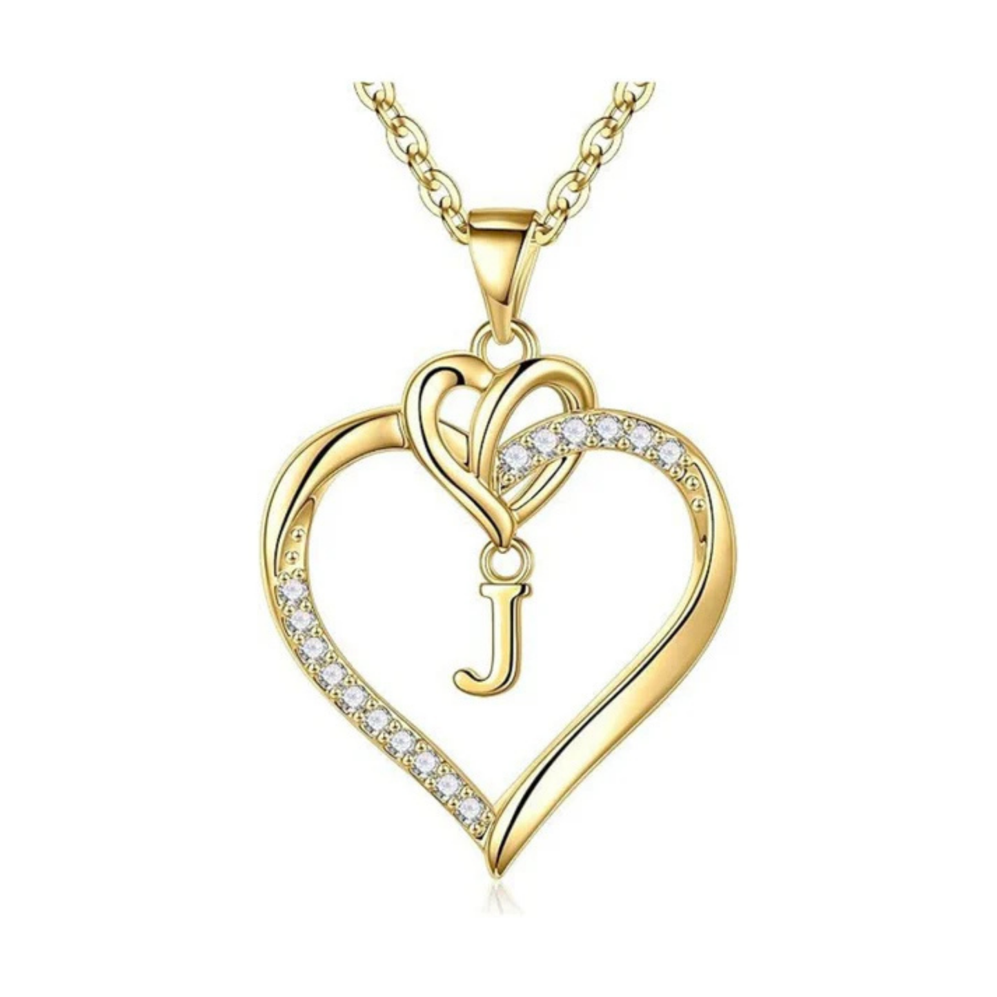 Initial Necklace "Love"