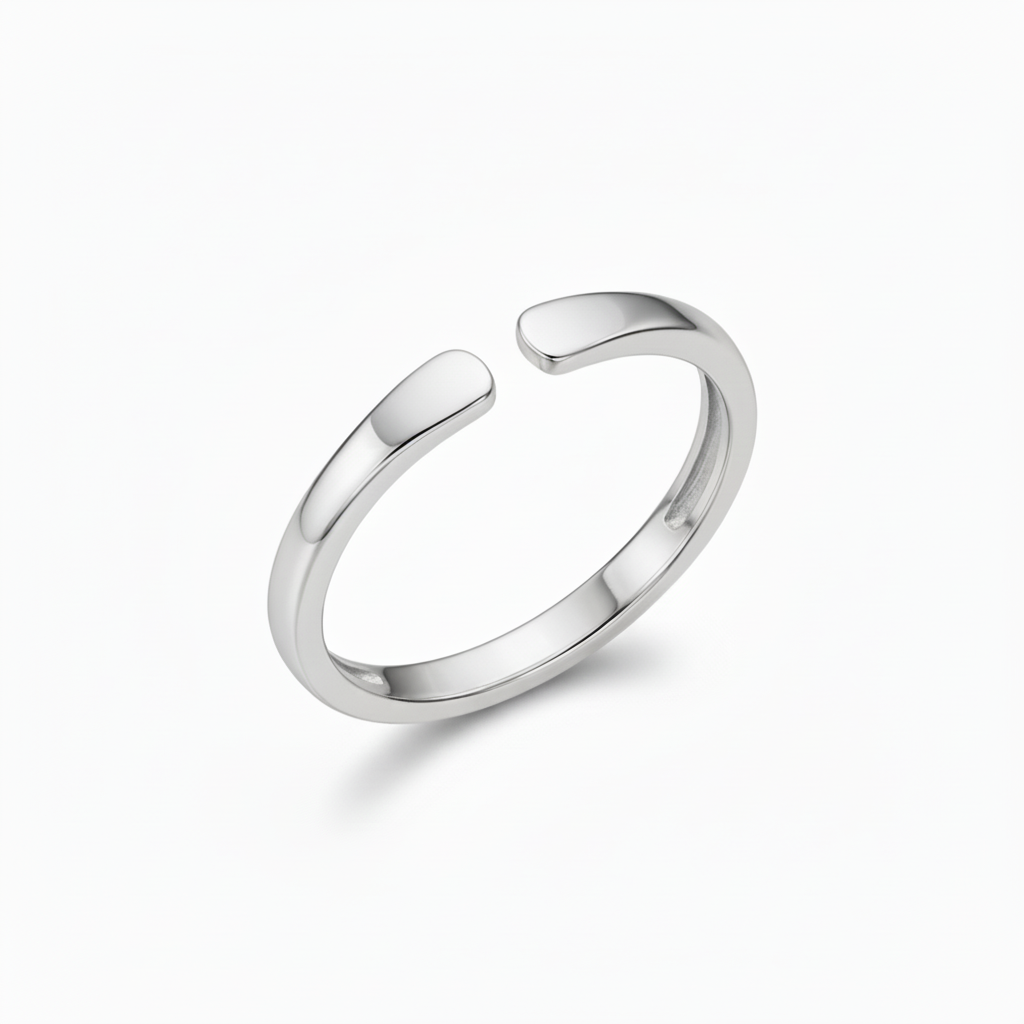 Adjustable Initial Ring "Whisper"