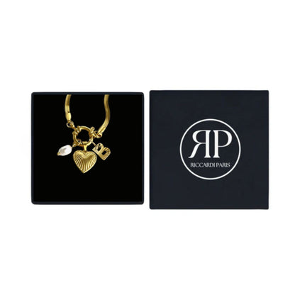 Initial Necklace "Gold Memory"
